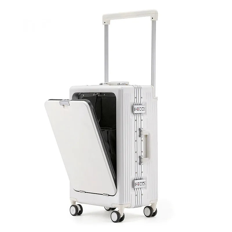 20"24" Inch Retro Spinner Rolling Luggage Laptop Trolley Suitcase Bag On Wheels  -  GeraldBlack.com