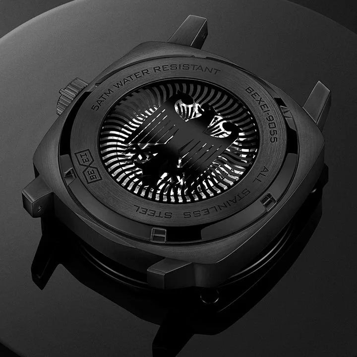 Automatic mechanical Luxury Fashion skeleton synthetic sapphire waterproof BX-015 movement Reserve 72H watches  -  GeraldBlack.com