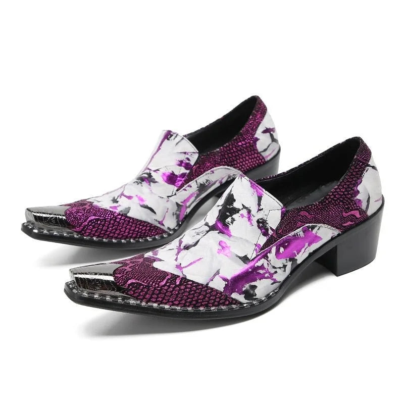 purple and black dress shoes for men Mens Dress Shoes With Tassel | Amali