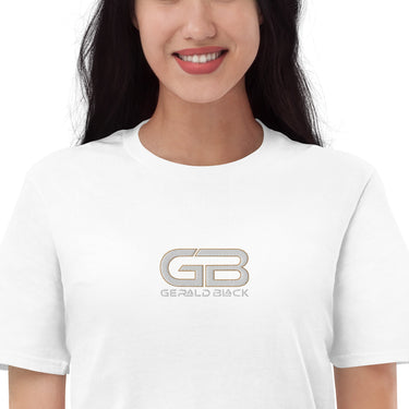 Gerald Black Unisex Embroidered Gold Label Short-Sleeve T-Shirt GBRWN  -  GeraldBlack.com