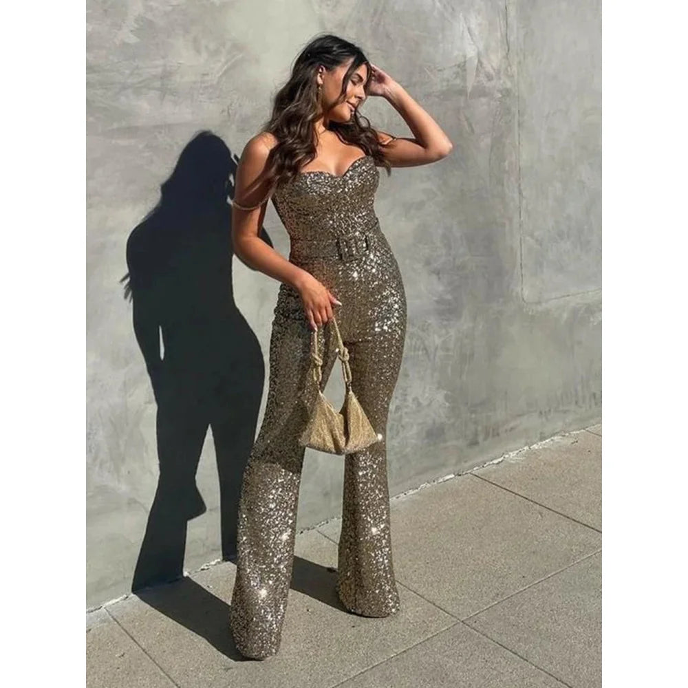 bodycon jumpsuit dresses off-shoulder 3D flower bodycon jumpsuit in black poava