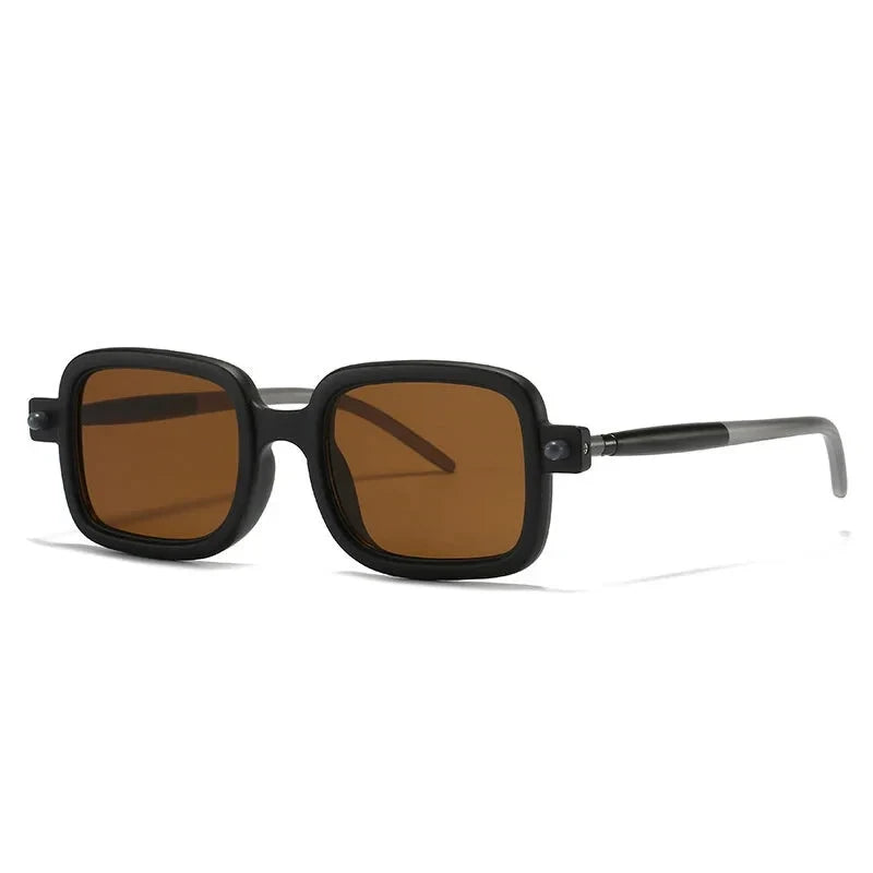 Unisex Vintage Square Blue Light Blocking Fashion Glasses Sunglasses  -  GeraldBlack.com