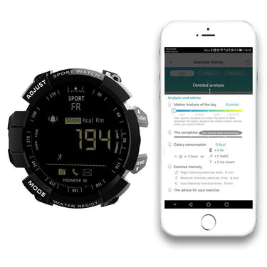 Digital Waterproof Bluetooth IOS Smartwatch for Men with Pedometer - SolaceConnect.com