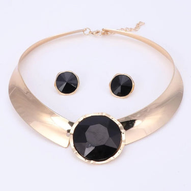 Fashion Women's Party Wedding Statement Necklace Earrings Jewelry Sets - SolaceConnect.com