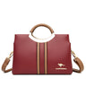 Luxury Designer Crossbody Bag 3 Layers Handbag Purse Female Genuine Leather Shoulder Totes Sac  -  GeraldBlack.com