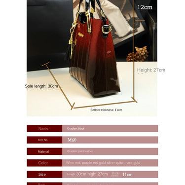 Luxury Fashion Genuine Leather Women Large Capacity Tassel Portable Shoulder Handbag  -  GeraldBlack.com