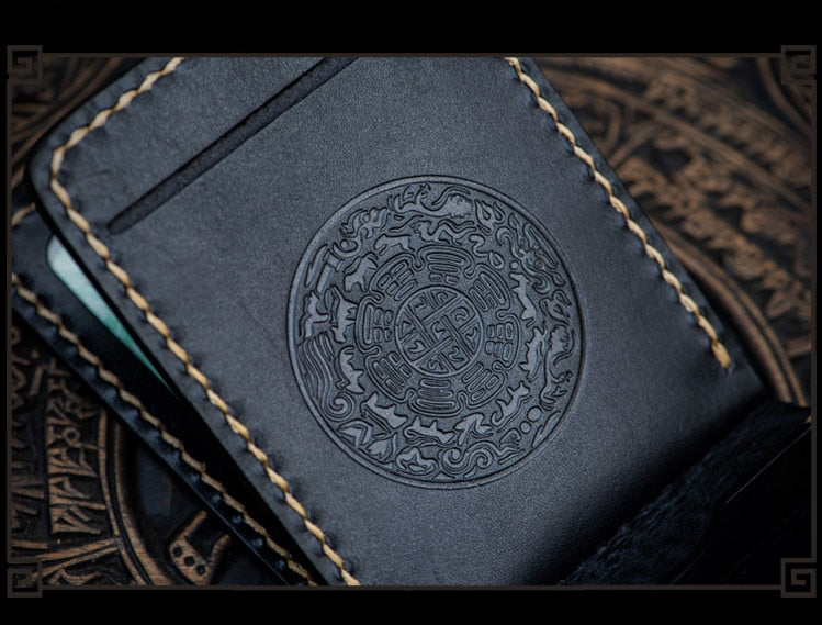 Men and Women Hand-made Vegetable Tanned Leather Eagle Wallets  -  GeraldBlack.com