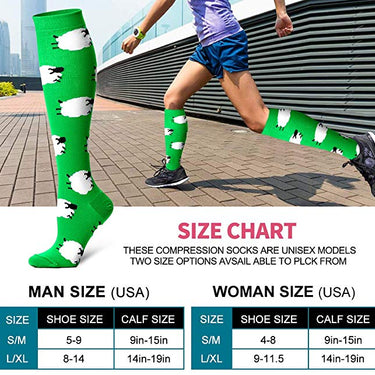 Men and Women Varicose Vein Medical Golf Tube Sports Compression Socks  -  GeraldBlack.com