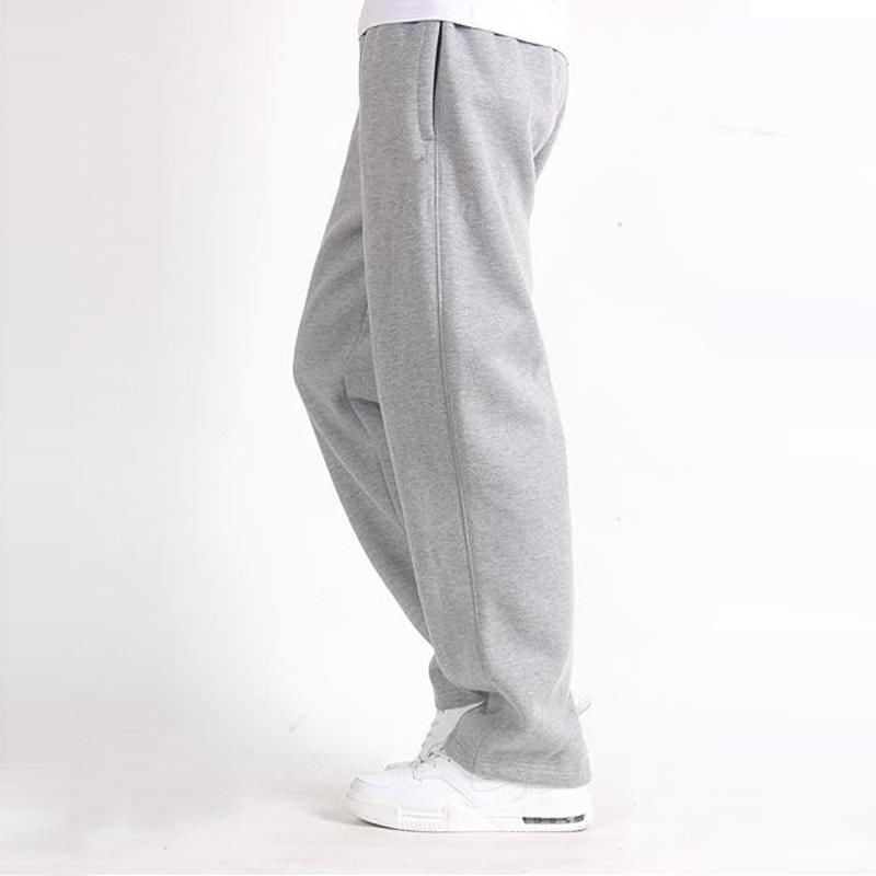 Men Plus Size 6XL Solid Baggy Loose Elastic Cotton Casual Sweatpants  -  GeraldBlack.com
