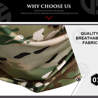 Men's Military Camouflage Tactical Neck Warmer Tube Face Cover Headband - SolaceConnect.com
