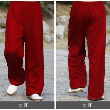 Men Women Cropped Pants for Running Martial Arts Yoga Acrobatics Kung Fu - SolaceConnect.com