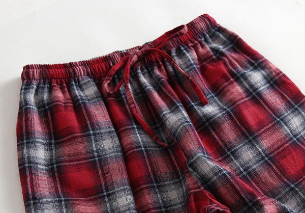 Plus Size 100% Cotton Short-Sleeve Pyjamas Sleepwear for Men - SolaceConnect.com
