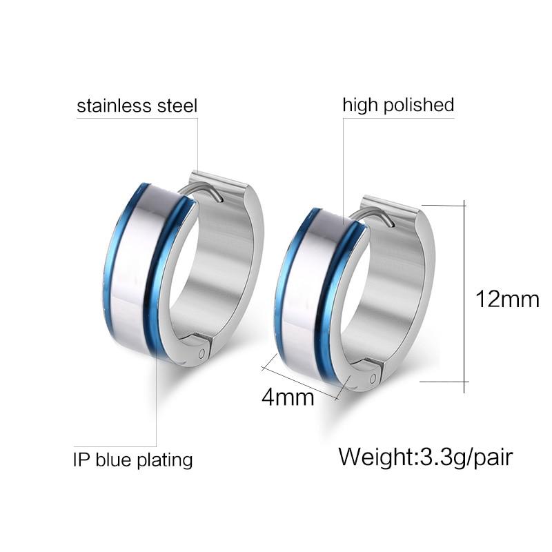 Small Stainless Steel Round Hoop Earrings Jewelry for Women & Men - SolaceConnect.com