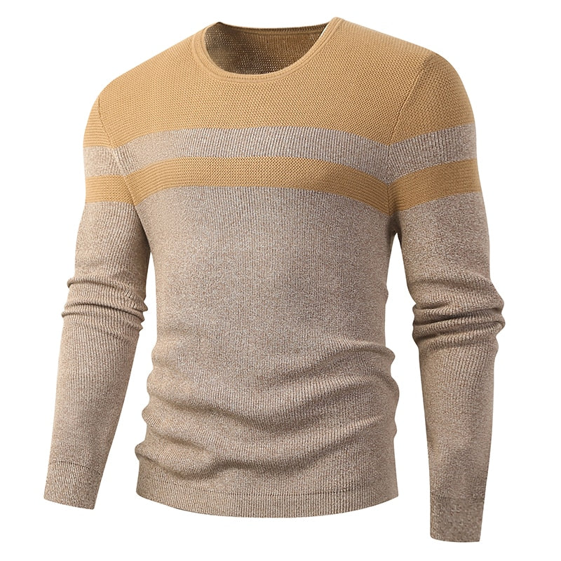 Thicken Pullover Sweater Men Sweater Male Winter Warm Jersey Sweatshirt Green Fitted Sweater Men Jumper Tops Clothing  -  GeraldBlack.com