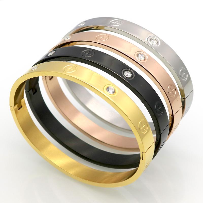 Titanium Steel Gold Color Fashion Unisex Cross Screw Jewelry Gifts  -  GeraldBlack.com