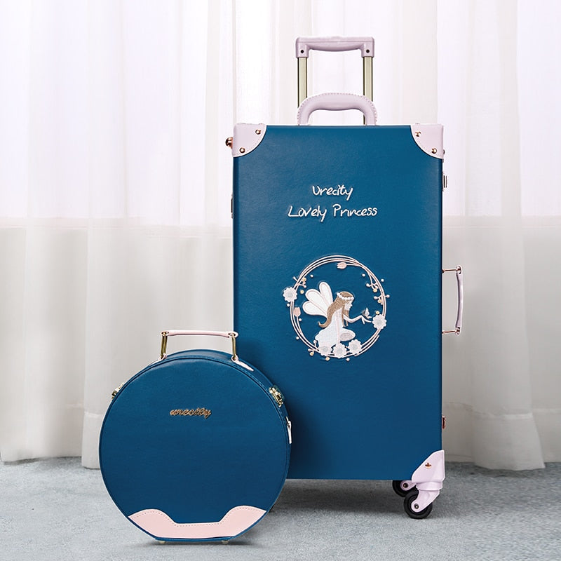 Unisex Handmade 20 24 and 26-inch Luxury Rolling Luggage Suitcase  -  GeraldBlack.com