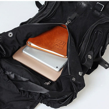 Unisex Vintage Soft Genuine Leather Cowhide Computer Backpacks  -  GeraldBlack.com