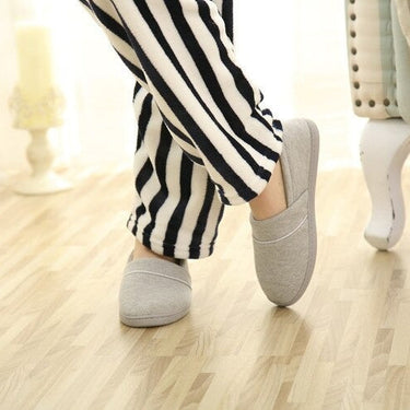 Winter Autumn Cotton-Padded Thermal Indoor Flat Slippers for Women  -  GeraldBlack.com