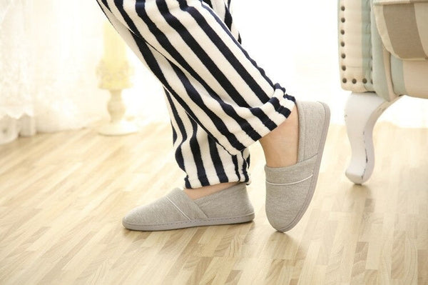 Winter Autumn Cotton-Padded Thermal Indoor Flat Slippers for Women  -  GeraldBlack.com