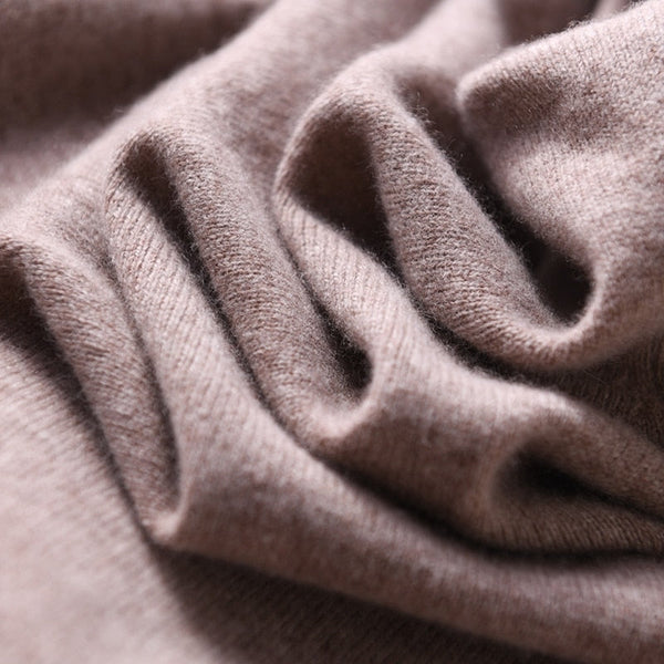 Women's Wool Knitted Warn Turtleneck Slim Long Sleeve Sweaters  -  GeraldBlack.com