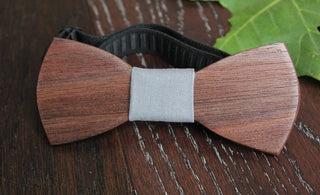 Stand Out At A Summer Wedding This Year With A Wooden Bow Tie