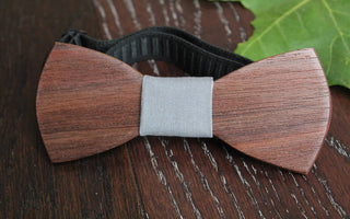 Stand Out At A Summer Wedding This Year With A Wooden Bow Tie