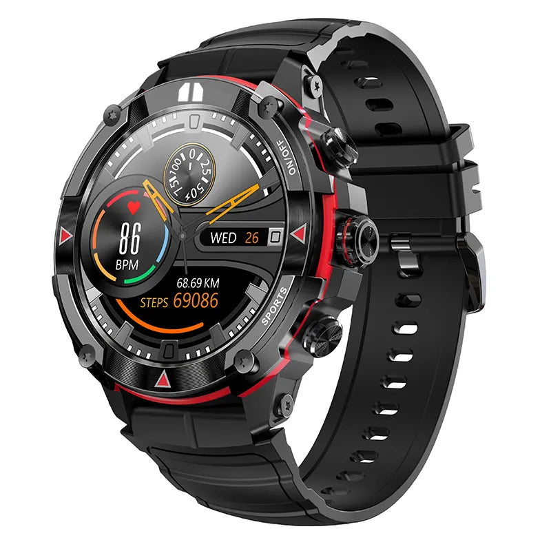 1.39'' AMOLED Display 420mAH Bluetooth call Military-grade Toughness Waterproof Sport watch men and women smartwatch  -  GeraldBlack.com