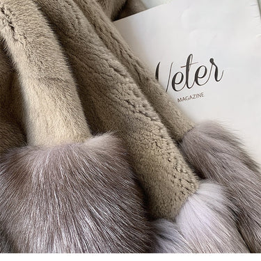 100% Natural Imported Winter Real Fox Mink Fur Short Jackets For Women Fashion  -  GeraldBlack.com