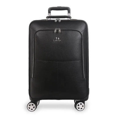 16" 20" Inch Men Genuine Leather Suitcase Hand Luggage Cabin Travel Bags With Wheels  -  GeraldBlack.com