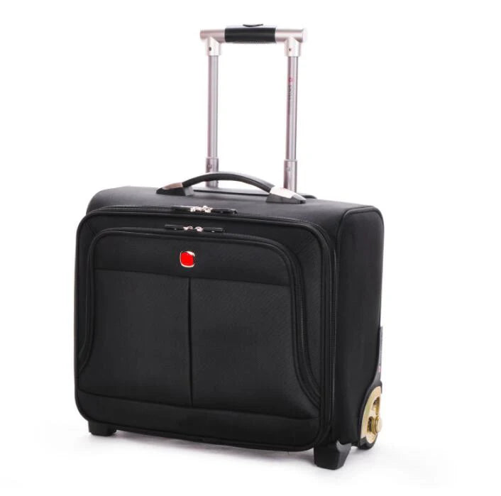 18 Inch Unisex Business Luggage Boarding Box Suitcases With Wheels  -  GeraldBlack.com