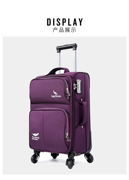 20"24"28" Inch Business Carry On Oxford Suitcase Set Soft Koffer Travel Luggage Set Rolling Bag On Wheels  -  GeraldBlack.com