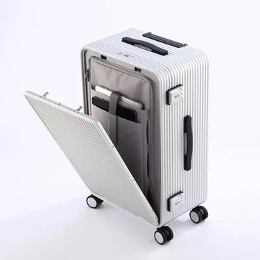 20"24"30" Inch 100% Aluminium Laptop Suitcase Spinner Rolling Luggage Trolley Bag Check In M Size  -  GeraldBlack.com