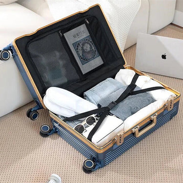 20"24" Inch Retro Spinner Rolling Luggage Laptop Trolley Suitcase Bag On Wheels  -  GeraldBlack.com