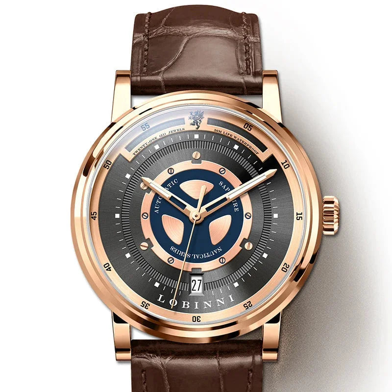 2023 NEW LOBINNI 40mm Men Automatic Mechanical Watch NH35 Luxury Casual Wristwatches Luminous Hands Watches Relogios Masculinos  -  GeraldBlack.com