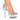 6 Inch High Heels Sexy Crystal Noble Diamond Chain Open Toe Full Transparent 15cm High-Heeled Pump Shoe  -  GeraldBlack.com