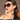 Luxury Polarized Gradient UV400 Lens Square Steel Ladies Sunglasses