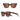 Acetate Designer Retro Fashion Women's Square UV400 Polaroid Sunglasses