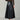 Women's Sheepskin A-Line High Waist Split Big Hem Ankle-Length Umbrella Skirt