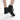 Black Stage Show Cow Leather Sole Flat Heels Jazz Pole Dance Shoes for Women