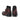 Men's Handmade Party Wedding Leather Pointed Toe Black Red Short Ankle Boots