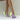 Women's Sexy Neon Iridescent PVC Pointed Toe Patent Leather Pumps