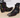 Men's Rock Western Fashion Mid-Calf Pointed Toe Buckle Leather Boots