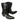 Men's Black Vintage Pointed Toe Increased High Heels Genuine Leather Boots
