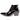 Men's Japanese Style Pointed Metal Toe Rivet Decor Leather Boots
