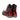 Men's Autumn Winter Mid-Calf Leather Wine Red Lace Up Round Toe Boots