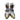 Men's Casual Leather Multicolor Pattern Pointed Toe Lace-up 6.5cm Heels Ankle Boots
