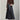 Women's Sheepskin A-Line High Waist Split Big Hem Ankle-Length Umbrella Skirt