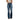 Women's Skinny Fit High Waist Ripped Casual Flare Style Jean Pants