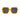 Vintage Designer Square Resin Frame Oversized UV400 Sunglasses for Women