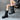 Women's Autumn Chunky Heels Round Toe Rivet Belt Cowhide Short Boots